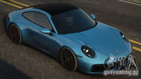 Porsche 911 (992) Blue для GTA San Andreas