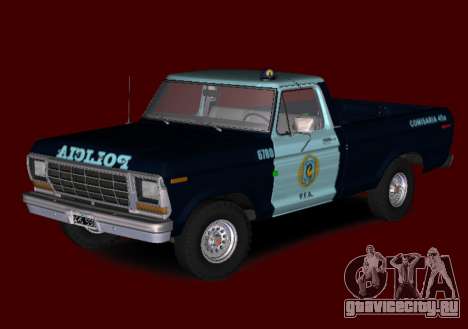 Ford F100 Policia Federal 1978 для GTA San Andreas