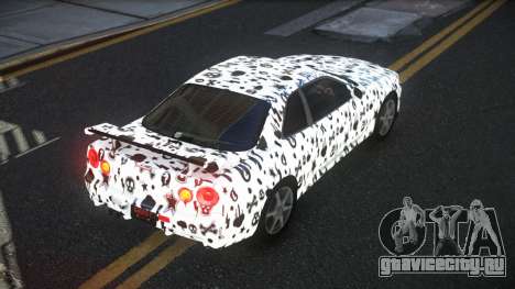 Nissan Skyline R34 GT-R XD-L S5 для GTA 4