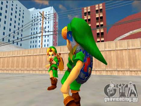 Young Link MM3DS для GTA San Andreas