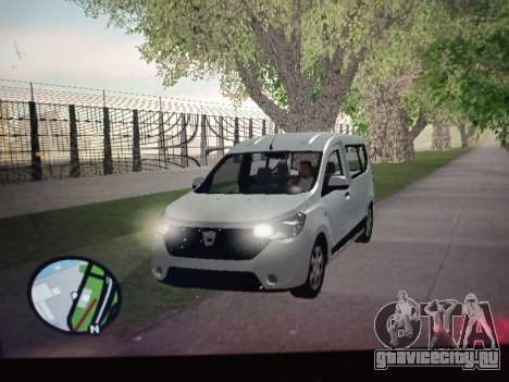 Dacia Dokker Con Ventanas для GTA San Andreas