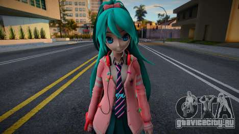 PDFT Hatsune Miku Ribbon Girl для GTA San Andreas