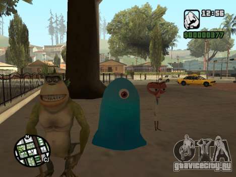 Bob Monsters vs Aliens для GTA San Andreas