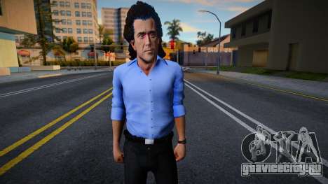 Mel Gibson o Martin Riggs Con Ropa de Pelicula A для GTA San Andreas