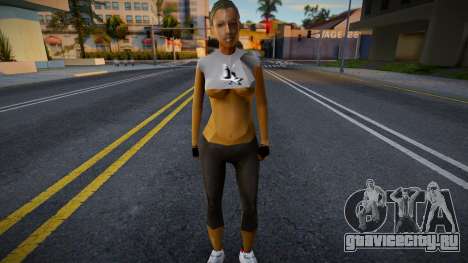 Kickboxing Woman для GTA San Andreas