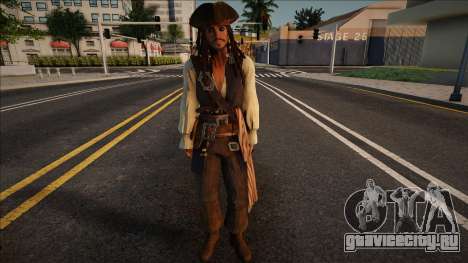 Jack Sparrow - Pirates Oc для GTA San Andreas