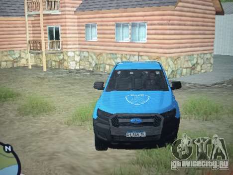 Ford Ranger policia CABA для GTA San Andreas