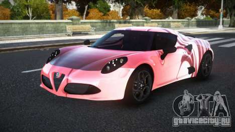 Alfa Romeo 4C MJR S4 для GTA 4