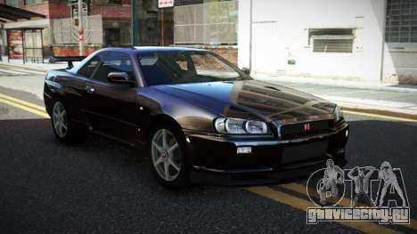 Nissan Skyline R34 GT-R XD-L для GTA 4