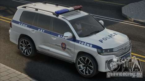 Toyota Land Cruiser - Vietnam Traffic Police Car для GTA San Andreas