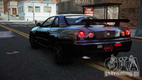 Nissan Skyline R34 CB для GTA 4