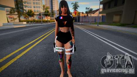 Sexy Girl France Skin для GTA San Andreas