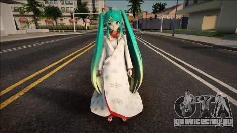 PDFT Hatsune Miku Snow 2013 v1 для GTA San Andreas