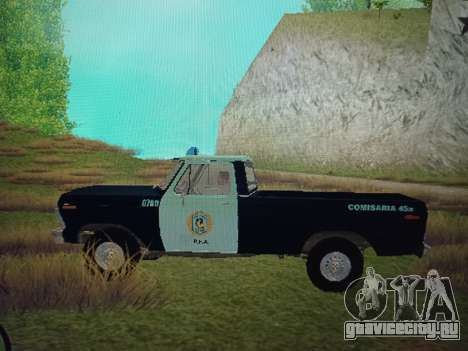 Ford F100 Policia Federal 1978 для GTA San Andreas