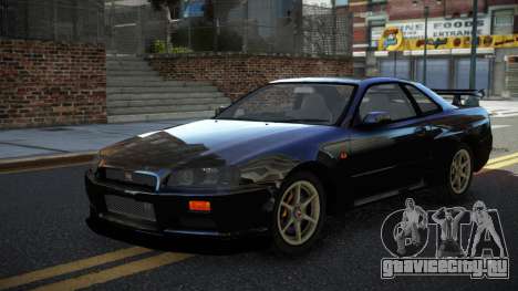 Nissan Skyline R34 KVN для GTA 4