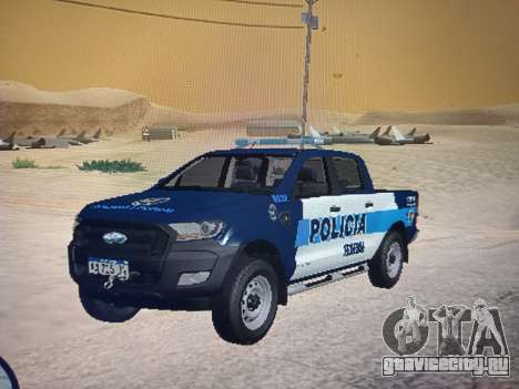 Ford Ranger Policia Federal Argentina для GTA San Andreas