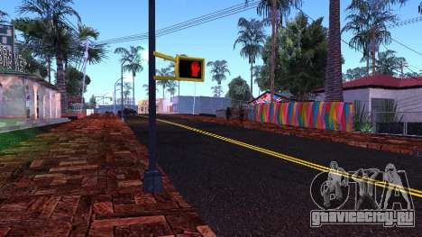 New Grove Street Texture для GTA San Andreas