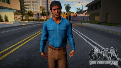 Ash Williams Joven de Evil Dead 3 The Game CON E для GTA San Andreas