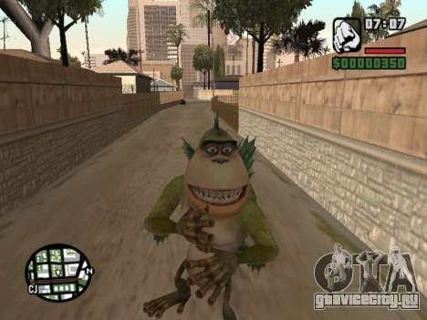 Missing Link Monsters vs Aliens для GTA San Andreas