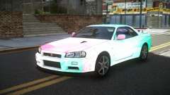 Nissan Skyline R34 GT-R XD-L S7 для GTA 4