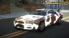 Nissan Skyline R34 GT-R XD-L S4 для GTA 4