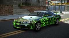 Nissan Skyline R34 GT-R XD-L S10 для GTA 4