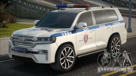 Toyota Land Cruiser - Vietnam Traffic Police Car для GTA San Andreas
