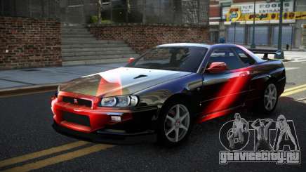 Nissan Skyline R34 GT-R XD-L S11 для GTA 4