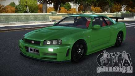 Nissan Skyline R34 RF-N для GTA 4