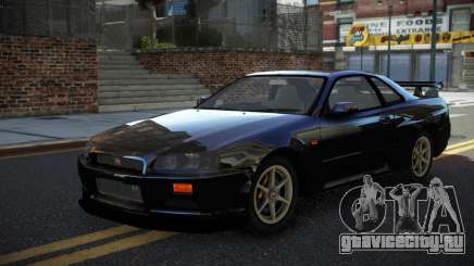 Nissan Skyline R34 KVN для GTA 4