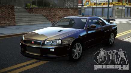 Nissan Skyline R34 GT-R XD-L для GTA 4