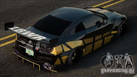 Nissan GTR R35 Yellow для GTA San Andreas