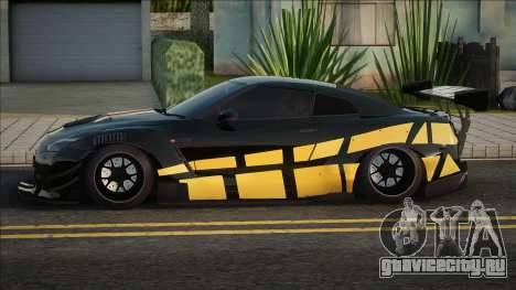 Nissan GTR R35 Yellow для GTA San Andreas