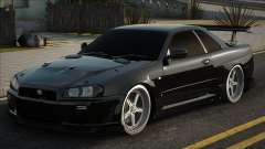 Nissan Skyline R34 Blek для GTA San Andreas